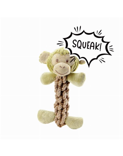 Tough Hemp Monkey Pet Toy