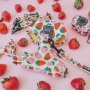 Strawberry Fields Furever - Adjustable Harness  - XXSmall