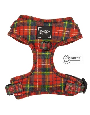 Deck the Paws - Adjustable Harness  - Small