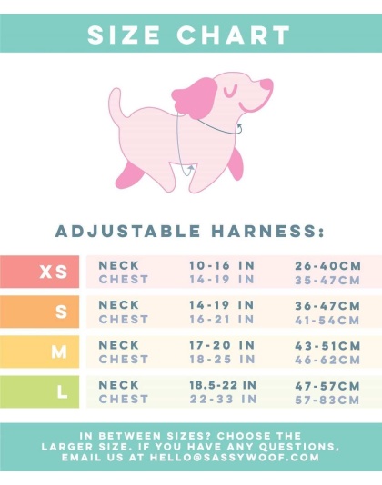 Savvy Cavs - Adjustable Harness  - Small