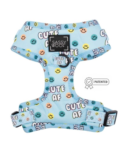 Cute AF - Adjustable Harness  - Small
