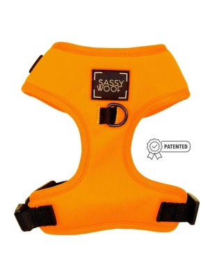Neon Orange - Adjustable Harness  - XLarge