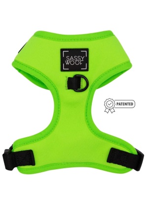 Neon Green - Adjustable Harness  - XSmall