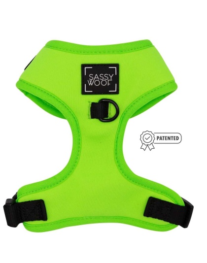 Neon Green - Adjustable Harness  - XSmall