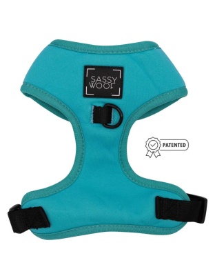 Neon Blue - Adjustable Harness  - Large