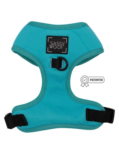 Neon Blue - Adjustable Harness  - Large