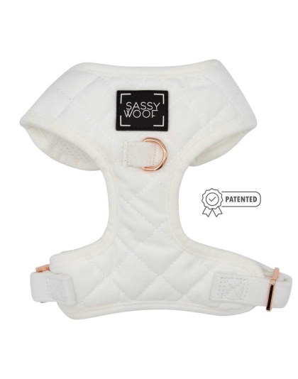 I Do, Too (White) - Adjustable Harness  - Large