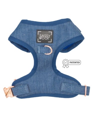 Denim - Adjustable Harness  - XXSmall