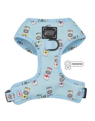 Woof Claw- Sassy Seltzer - Adjustable Harness  - Large