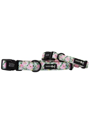 Magnolia - Sassy Woof Dog Collars - Medium