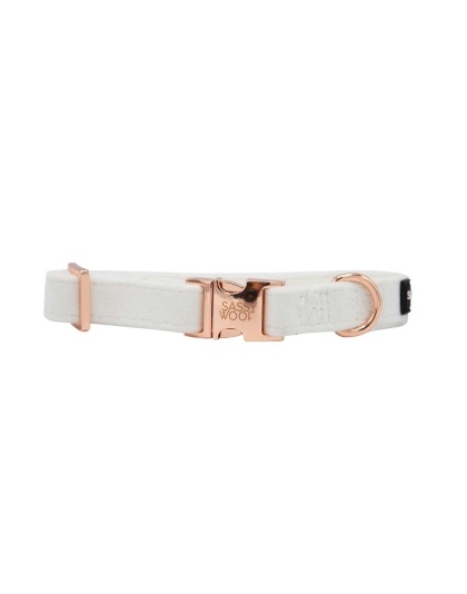 I Do, Too (White) - Sassy Woof Dog Collars - Large