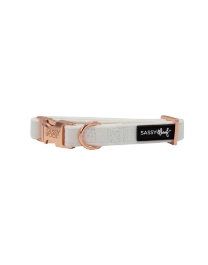 I Do, Too (White) - Sassy Woof Dog Collars - Large