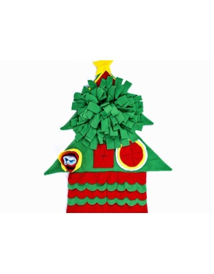 Christmas Tree - Merry Christmas Pets Puzzle Toys Snuffle Mat -