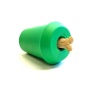 Green - Coffee Cup Durable Rubber Chew Toy and Treat Dispenser - Medium