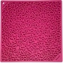 Pink - Flower Power Design eMat Enrichment Lick Mat  - Small