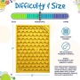 Yellow - Honeycomb Design Emat Enrichment Lick Mat - Small