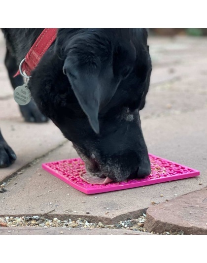 Pink - Jigsaw Design eMat Enrichment Lick Mat