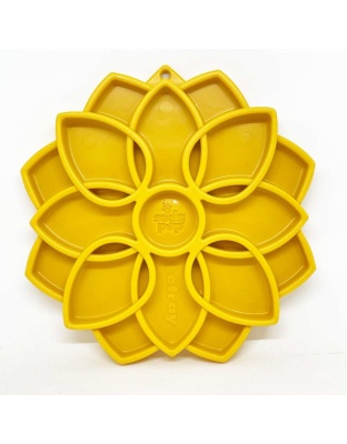 Yellow - Mandala Design eTray Enrichment Tray for Dogs