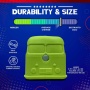 Green - MKB Surf's Up! Retro Van  Durable Chew Toy & Treat Dispenser