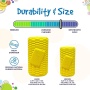 Yellow - SodaPup Corn on the Cob Treat Dispenser  - Large