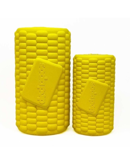 Yellow - SodaPup Corn on the Cob Treat Dispenser  - Large
