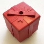Red - SP Gift Box Durable Rubber Chew Toy & Treat Dispenser - Large