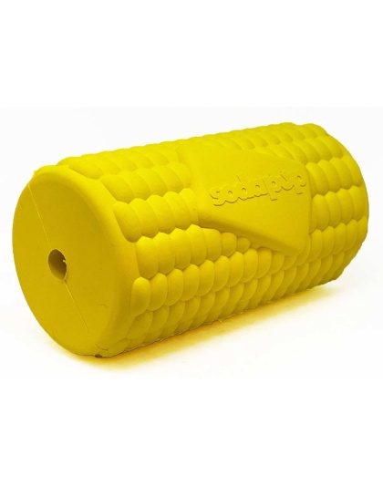 Yellow - SodaPup Corn on the Cob Treat Dispenser  - Large