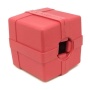 Red - SP Gift Box Durable Rubber Chew Toy & Treat Dispenser - Medium
