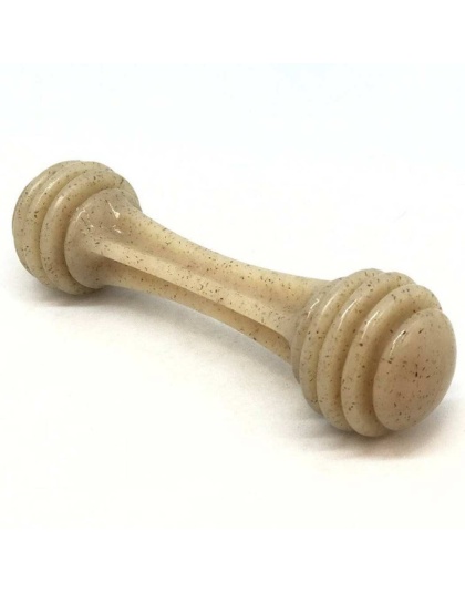 Brown - SP Honey Bone Ultra Durable Nylon Dog Chew Toy for Aggressive Chewers  - Medium