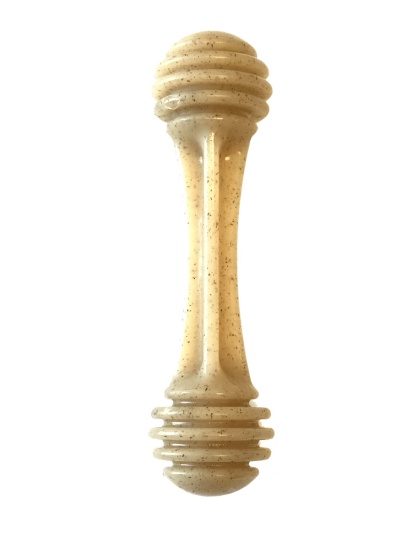 Brown - SP Honey Bone Ultra Durable Nylon Dog Chew Toy for Aggressive Chewers  - Small