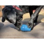 Blue - SP Ice Cream Cone Durable Rubber Chew Toy and Treat Dispenser - Medium