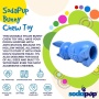 Blue - Durable Nylon Bunny Chew Toy and Enrichment Toy for Aggressive Chewers