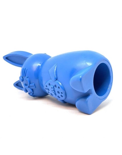 Blue - Durable Nylon Bunny Chew Toy and Enrichment Toy for Aggressive Chewers