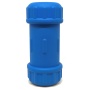 Blue - ID Bone Durable Rubber Chew Toy and Treat Dispenser - Medium