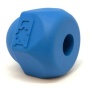 Blue - ID Cap Nut Ultra-Durable Rubber Chew Toy and Treat Dispenser - Large