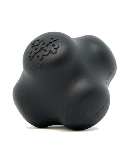 Black - Magnum Crazy Bounce Ultra Durable Rubber Chew & Retrieving Toy - Large