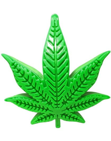 Green - MKB Colorado Maple Leaf Durable Nylon Dog Chew Toy for Aggressive Chewers
