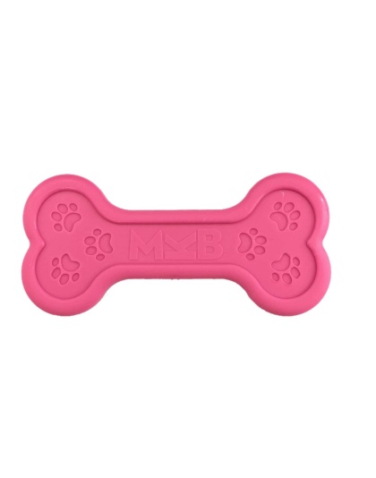 Pink - MKB Bone Ultra Durable Nylon Dog Chew Toy for Aggressive Chewers