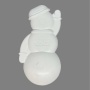 White - MKB Snowman Ultra Durable Nylon Dog Chew Toy for Aggressive Chewers