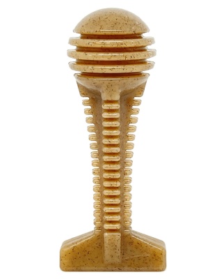 Brown - SP Honey Bone  Dental Tower Ultra Durable Nylon Dog Chew Toy for Aggressive Chewers - Large