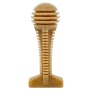 Brown - SP Honey Bone  Dental Tower Ultra Durable Nylon Dog Chew Toy for Aggressive Chewers - Large