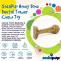 Brown - SP Honey Bone  Dental Tower Ultra Durable Nylon Dog Chew Toy for Aggressive Chewers - Large