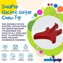 Red - SP Electric Guitar Ultra Durable Nylon Dog Chew Toy for Aggressive Chewers