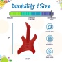Red - SP Electric Guitar Ultra Durable Nylon Dog Chew Toy for Aggressive Chewers