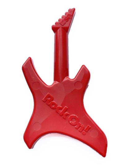 Red - SP Electric Guitar Ultra Durable Nylon Dog Chew Toy for Aggressive Chewers