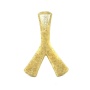 Brown - SP MOD Wishbone Ultra Durable Nylon Dog Chew Toy for Aggressive Chewers  - Medium