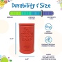 Red - SP Retro Soda Can Durable Rubber Chew Toy and Treat Dispenser - Large