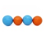 Orange - SP Smile Ball Ultra Durable Synthetic Rubber Chew Toy & Floating Retrieving Toy  - Medium