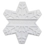 White - SP Snowflake Ultra Durable Nylon Dog Chew Toy for Aggressive Chewers