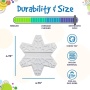 White - SP Snowflake Ultra Durable Nylon Dog Chew Toy for Aggressive Chewers